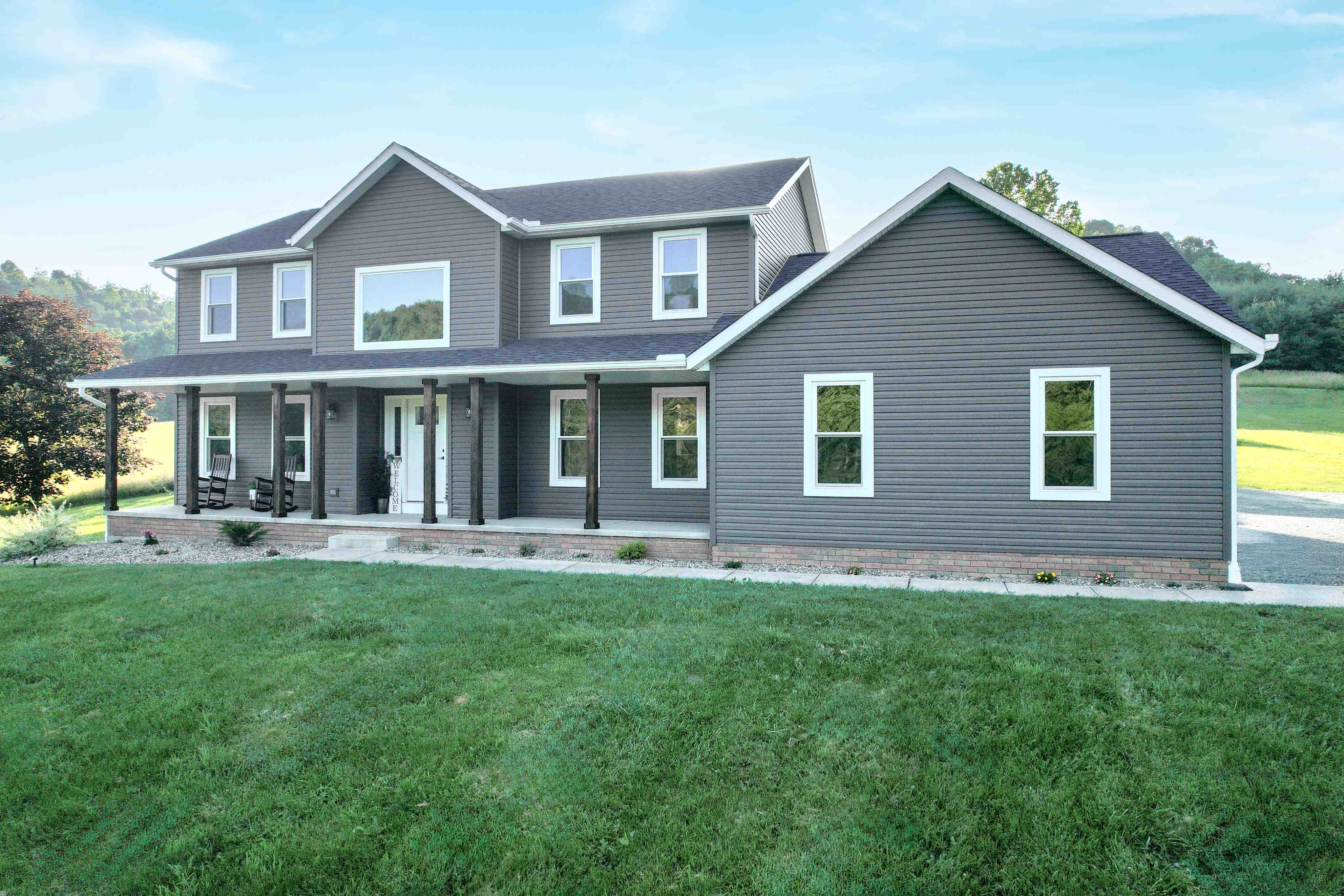 Home with siding exterior